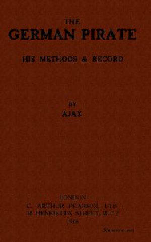 [Gutenberg 50865] • The German Pirate: His Methods and Record